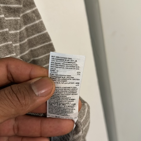 NEW! Men’s prima cotton/cashmere sweater - Picture 5 of 5